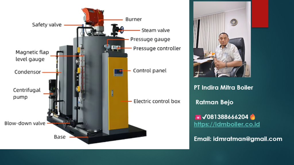 VERTICAL BOILER 1000KG PT INDIRA MITRA BOILER